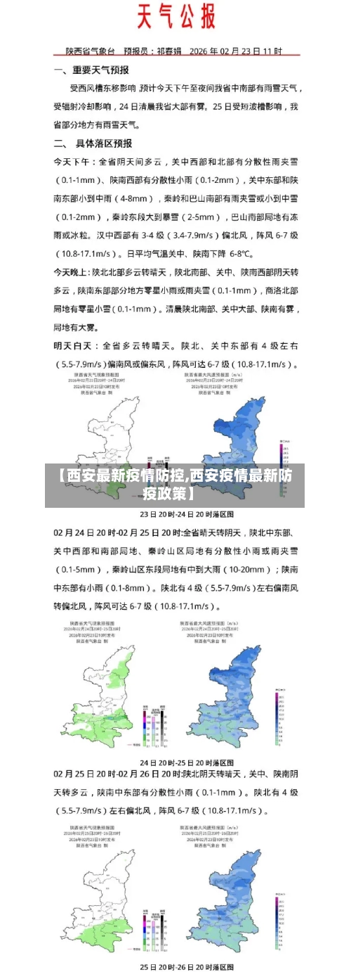 【西安最新疫情防控,西安疫情最新防疫政策】