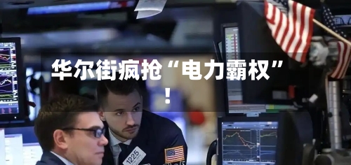 华尔街疯抢“电力霸权”！-第2张图片