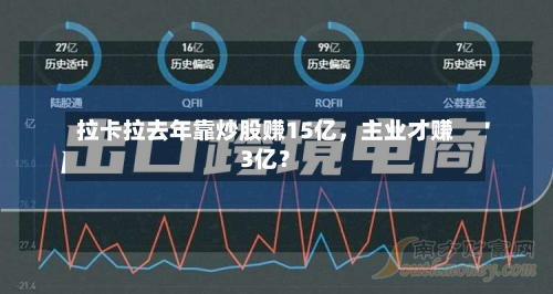 拉卡拉去年靠炒股赚15亿，主业才赚3亿？-第3张图片