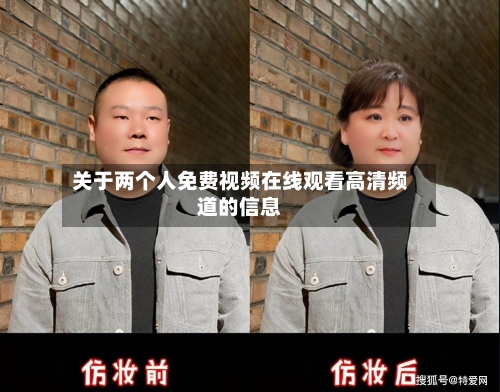 关于两个人免费视频在线观看高清频道的信息