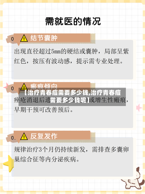 【治疗青春痘需要多少钱,治疗青春痘需要多少钱呢】-第2张图片