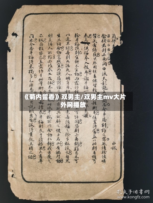 《菊内留香》双男主/双男主mv大片外网播放-第2张图片