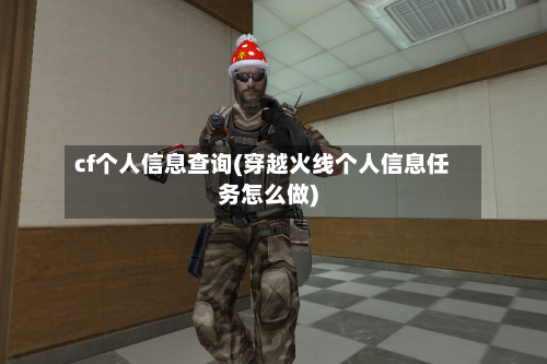 cf个人信息查询(穿越火线个人信息任务怎么做)