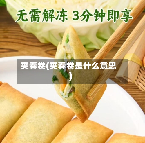 夹春卷(夹春卷是什么意思)