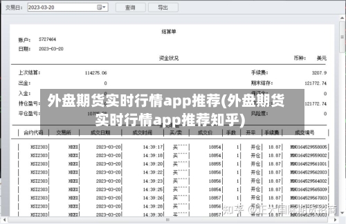 外盘期货实时行情app推荐(外盘期货实时行情app推荐知乎)-第3张图片